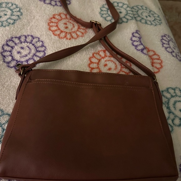 Geometric Patchwork Shoulder Bag - Picture 2 of 8